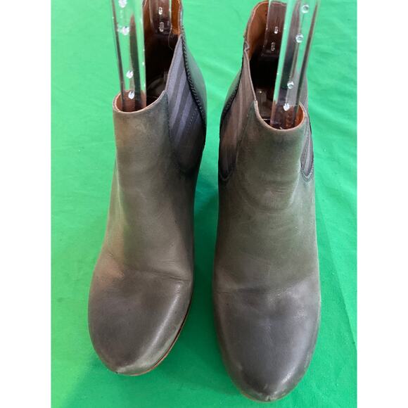 Kork-Ease Women's Gray Leather Shirome Platform Bootie Size 8M Boho - Picture 6 of 15